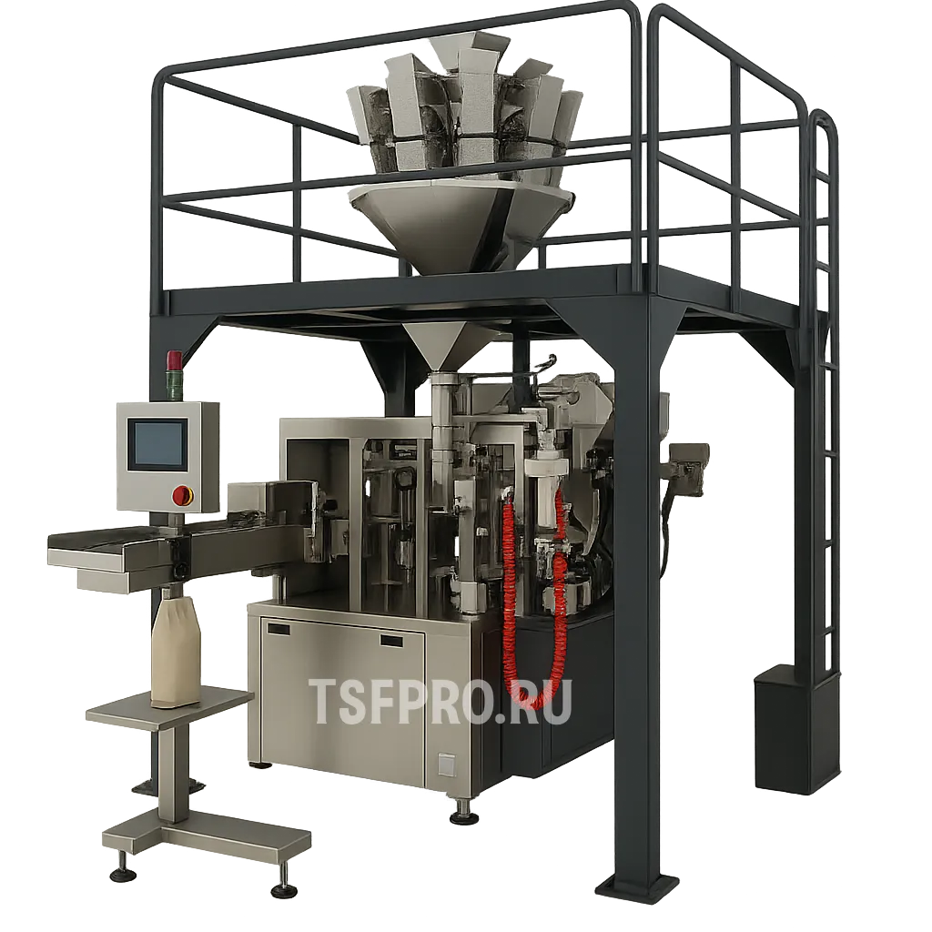 Фасовочная машина с поворотным столом